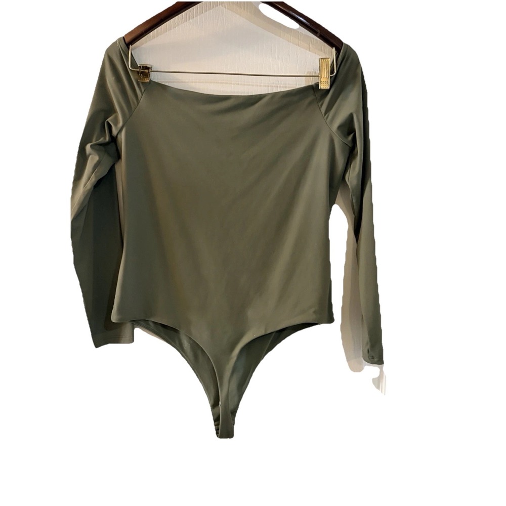 Nuuds Large Olive Green Bodysuit